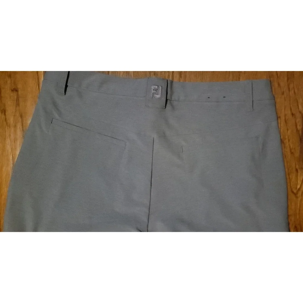 FootJoy Men's Gray Golf Performance Straight Athletic Fit Pants‎ Sz 35x30